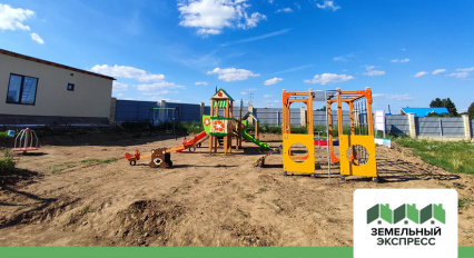 Установка детской площадки в поселке «Карамель»